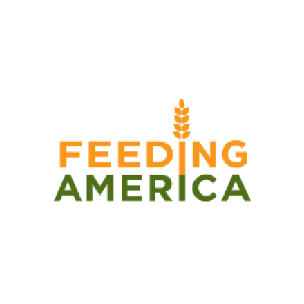 Logo of Feeding America, the largest hunger-relief organization in the United States